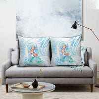 Sea Blue Polynesian Jellyfish Pillow Cover Watercolor Glows LT7 - Polynesian Pride