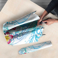 Sea Blue Polynesian Jellyfish Umbrella Watercolor Glows - Polynesian Pride