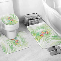 Summer Green Polynesian Jellyfish Bathroom Set Watercolor Glows - Polynesian Pride