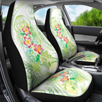 Summer Green Polynesian Jellyfish Car Seat Cover Watercolor Glows LT7 - Polynesian Pride