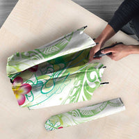 Summer Green Polynesian Jellyfish Umbrella Watercolor Glows - Polynesian Pride