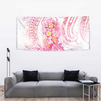 Rose Pink Polynesian Jellyfish Tapestry Watercolor Glows - Polynesian Pride