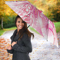 Rose Pink Polynesian Jellyfish Umbrella Watercolor Glows - Polynesian Pride