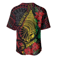 Vanuatu Meri Krismas Baseball Jersey Conch Shell Tribal Art LT7 - Polynesian Pride