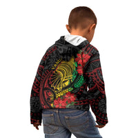 Vanuatu Meri Krismas Kid Hoodie Conch Shell Tribal Art