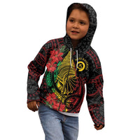 Vanuatu Meri Krismas Kid Hoodie Conch Shell Tribal Art