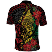 Vanuatu Meri Krismas Polo Shirt Conch Shell Tribal Art