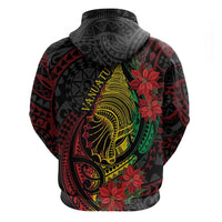 Vanuatu Meri Krismas Zip Hoodie Conch Shell Tribal Art LT7 - Polynesian Pride