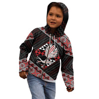Taniko Aotearoa Kid Hoodie Poutama Mix Piwakawaka