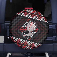 Taniko Aotearoa Spare Tire Cover Poutama Mix Piwakawaka