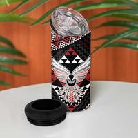 Taniko Aotearoa 4 in 1 Can Cooler Tumbler Poutama Mix Piwakawaka - Ver02