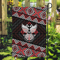 Taniko Aotearoa Garden Flag Poutama Mix Piwakawaka - Ver02