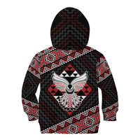 Taniko Aotearoa Kid Hoodie Poutama Mix Piwakawaka - Ver02