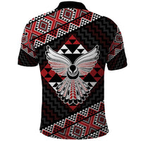 Taniko Aotearoa Polo Shirt Poutama Mix Piwakawaka - Ver02