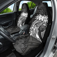 Polynesian Women's Day Car Seat Cover Plumeria Passion - Black LT7 - Polynesian Pride
