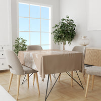 Polynesian Women's Day Tablecloth Plumeria Passion - Beige LT7 - Polynesian Pride