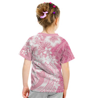 Polynesian Women's Day Kid T Shirt Plumeria Passion - Pink LT7 - Polynesian Pride