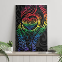 New Zealand Pride Canvas Wall Art Takatapui Rainbow Fern