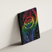 New Zealand Pride Canvas Wall Art Takatapui Rainbow Fern
