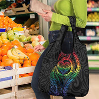 New Zealand Pride Grocery Bag Takatapui Rainbow Fern