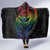 New Zealand Pride Hooded Blanket Takatapui Rainbow Fern