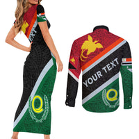 personalised-penama-and-papua-new-guinea-day-couples-matching-short-sleeve-bodycon-dress-and-long-sleeve-button-shirts-emblem-mix-style