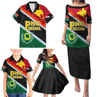 Personalised Penama and Papua New Guinea Day Family Matching Puletasi Dress and Hawaiian Shirt Emblem Mix Style LT7 - Polynesian Pride