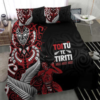 Aotearoa Toitu Te Tiriti Bedding Set Whakairo Wheku