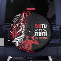 Aotearoa Toitu Te Tiriti Spare Tire Cover Whakairo Wheku