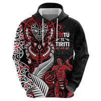 Aotearoa Toitu Te Tiriti Zip Hoodie Whakairo Wheku LT7 - Polynesian Pride