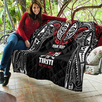 Aotearoa Maori Personalized Quilt Toitu Te Tiriti Ake! Ake! Ake!