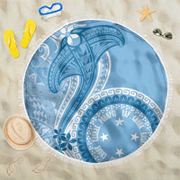 Micronesia FSM Beach Blanket Shark and Manta Classic Style
