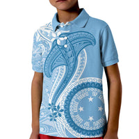 Micronesia FSM Kid Polo Shirt Shark and Manta Classic Style
