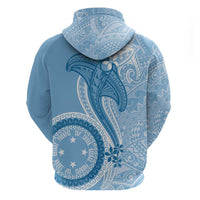 Micronesia FSM Zip Hoodie Shark and Manta Classic Style