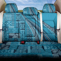 Pasifika Women's Day - Samoa Siapo Malu Tattoo Inspired Back Car Seat Cover Turquoise