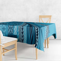 Pasifika Women's Day - Samoa Siapo Malu Tattoo Inspired Tablecloth Turquoise
