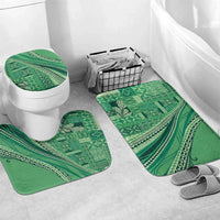 Pasifika Women's Day - Samoa Siapo Malu Tattoo Inspired Bathroom Set Jade