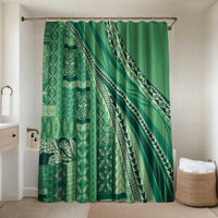 Pasifika Women's Day - Samoa Siapo Malu Tattoo Inspired Bathroom Set Jade