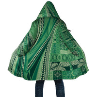 Pasifika Women's Day - Samoa Siapo Malu Tattoo Inspired Cloak Jade
