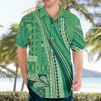 Pasifika Women's Day - Samoa Siapo Malu Tattoo Inspired Hawaiian Shirt Jade