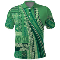 Pasifika Women's Day - Samoa Siapo Malu Tattoo Inspired Polo Shirt Jade LT7 Jade - Polynesian Pride