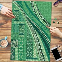 Pasifika Women's Day - Samoa Siapo Malu Tattoo Inspired Puzzle Jade LT7 Jade - Polynesian Pride