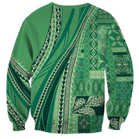 Pasifika Women's Day - Samoa Siapo Malu Tattoo Inspired Sweatshirt Jade LT7 - Polynesian Pride