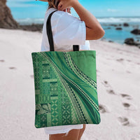 Pasifika Women's Day - Samoa Siapo Malu Tattoo Inspired Tote Bag Jade