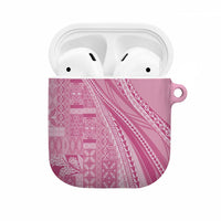 Pasifika Women's Day - Samoa Siapo Malu Tattoo Inspired AirPods Case Pink