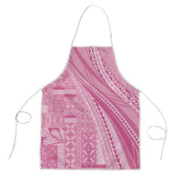 Pasifika Women's Day - Samoa Siapo Malu Tattoo Inspired Apron Pink