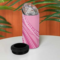 Pasifika Women's Day - Samoa Siapo Malu Tattoo Inspired 4 in 1 Can Cooler Tumbler Pink