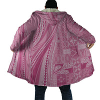 Pasifika Women's Day - Samoa Siapo Malu Tattoo Inspired Cloak Pink