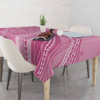 Pasifika Women's Day - Samoa Siapo Malu Tattoo Inspired Tablecloth Pink