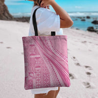Pasifika Women's Day - Samoa Siapo Malu Tattoo Inspired Tote Bag Pink